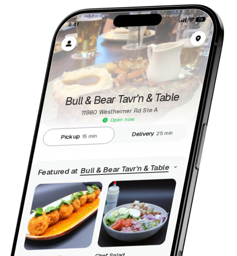 Bull & Bear Tavr'n & Table app preview